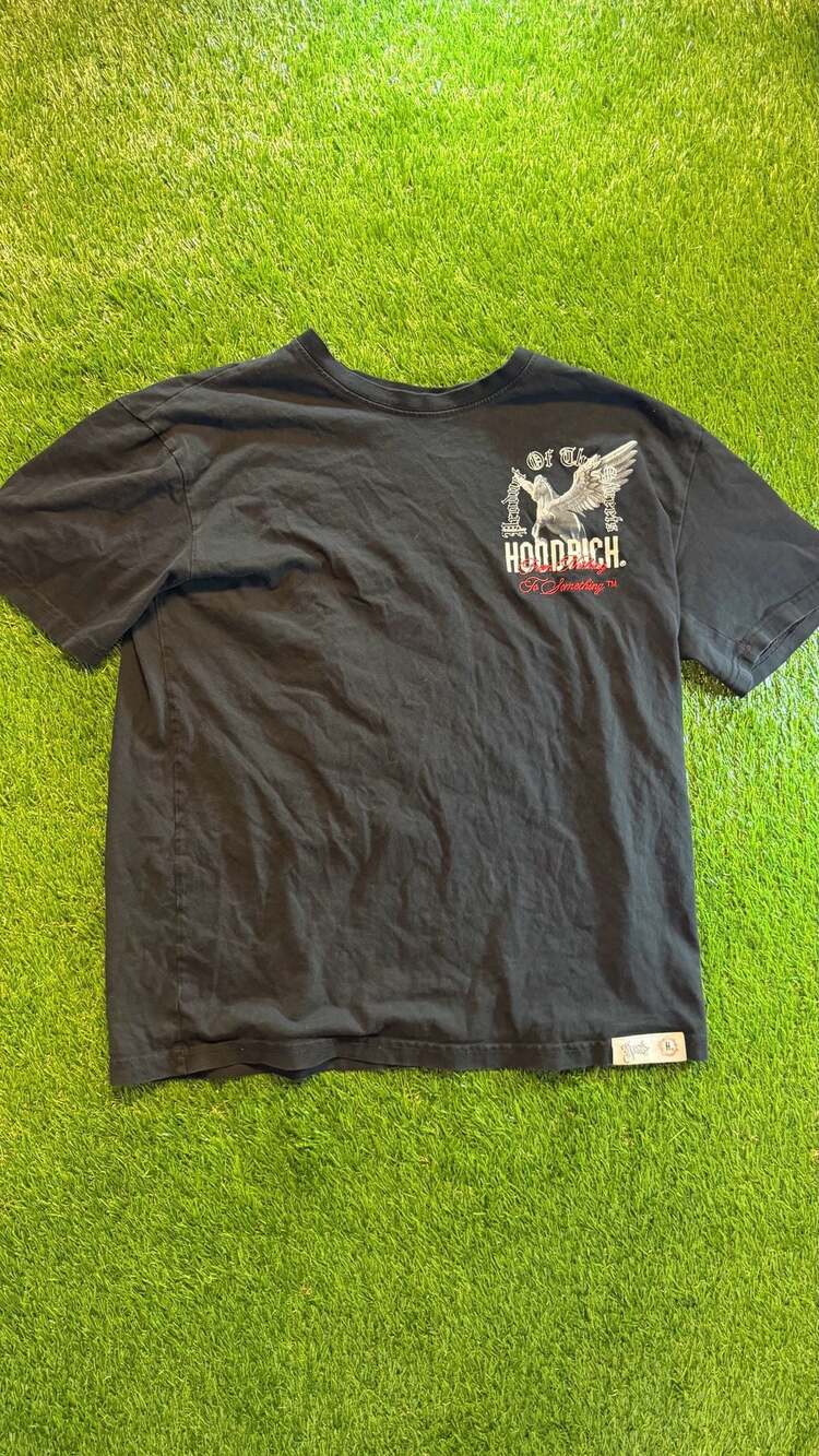 Hoodrich T-Shirt Black Graphic From Nothing To Something